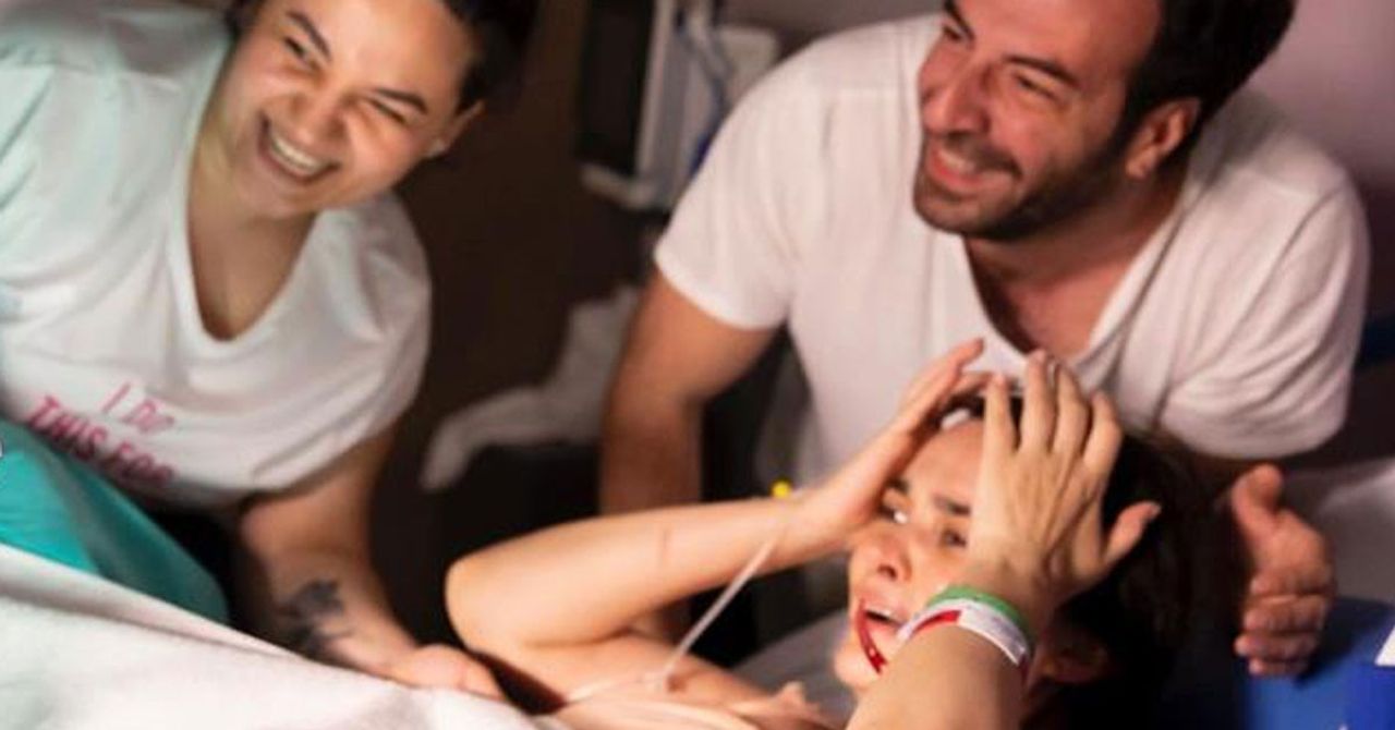 Hande Soral doğum görüntüleri Hande Soral doğum görüntüleri