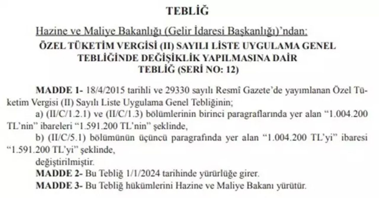 Hazine ve Maliye Bakanlığı Tebligatı Hazine ve Maliye Bakanlığı Tebligatı