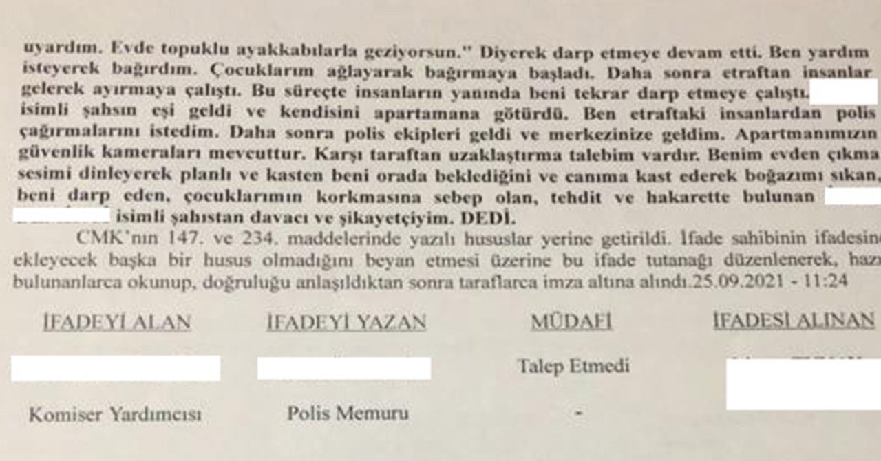 Kadına Şiddet İfade