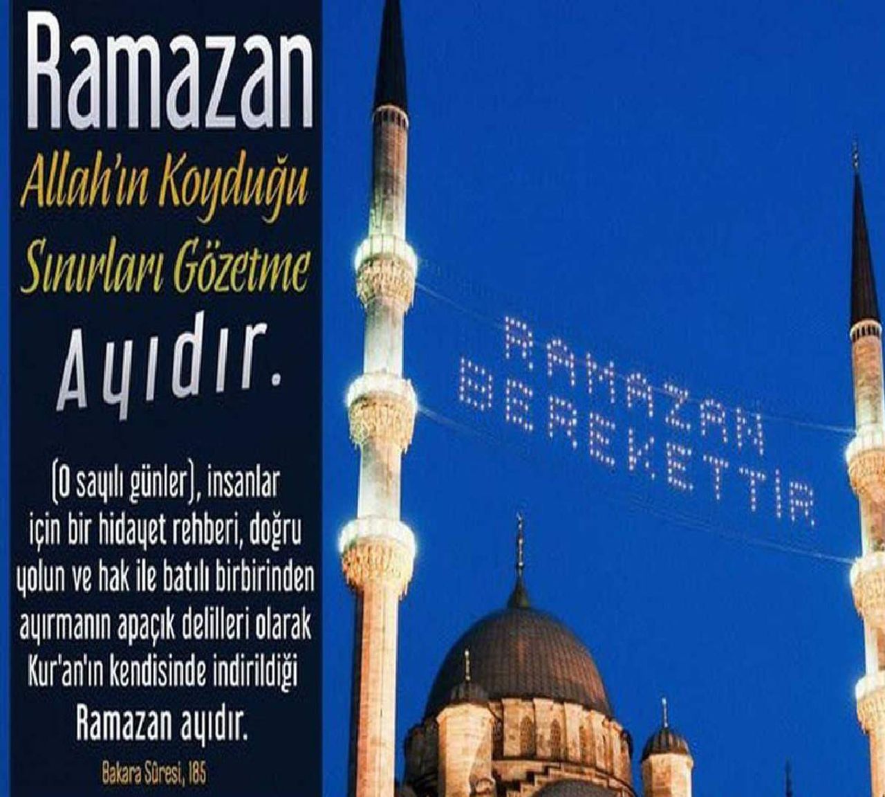 Hoş geldin ya şehri ramazan mesajları 2022
