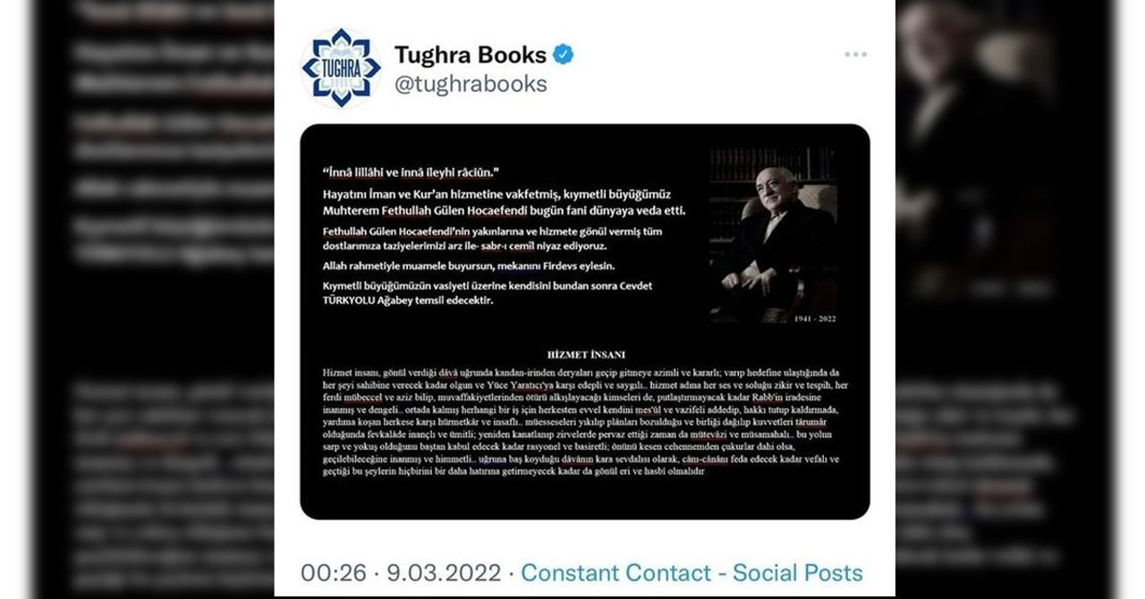 Fetullah Gülen öldü mü? Fetullah Gülen öldü mü?