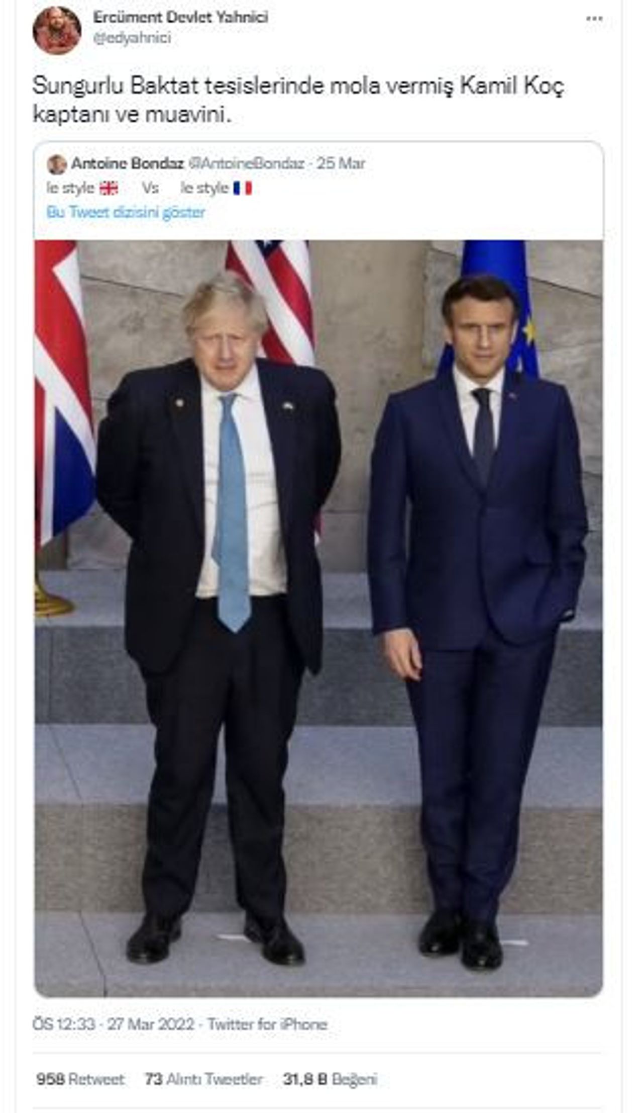 İngiltere Başbakanı Boris Johnson ve Fransa Cumhurbaşkanı Emmanuel Macron İngiltere Başbakanı Boris Johnson ve Fransa Cumhurbaşkanı Emmanuel Macron
