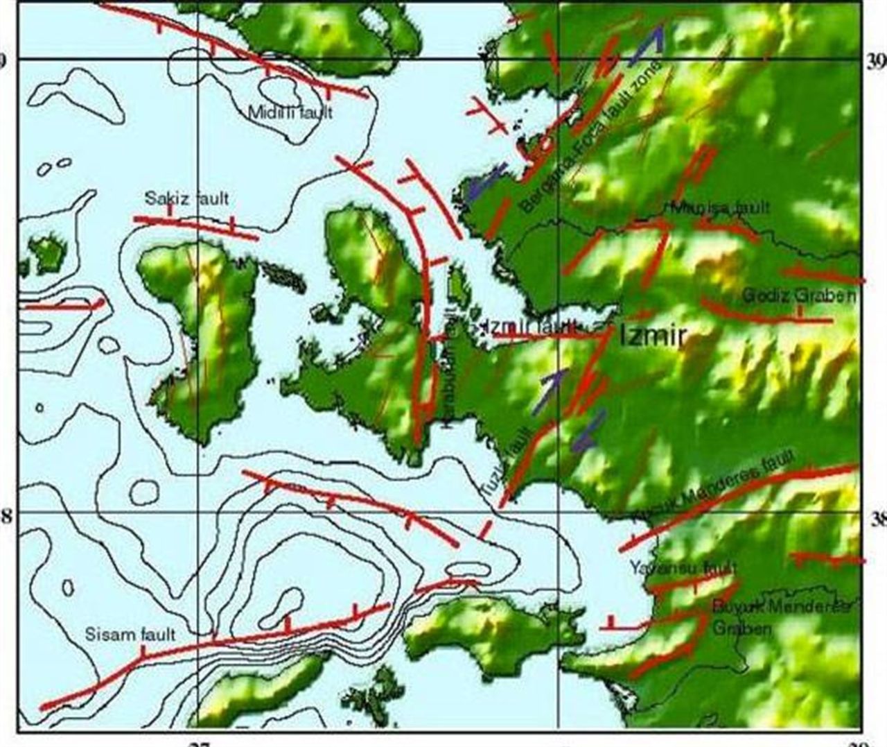 İzmir Tuzla fay hattı hangi bölgelerden geçiyor İzmir Tuzla fay hattı hangi bölgelerden geçiyor