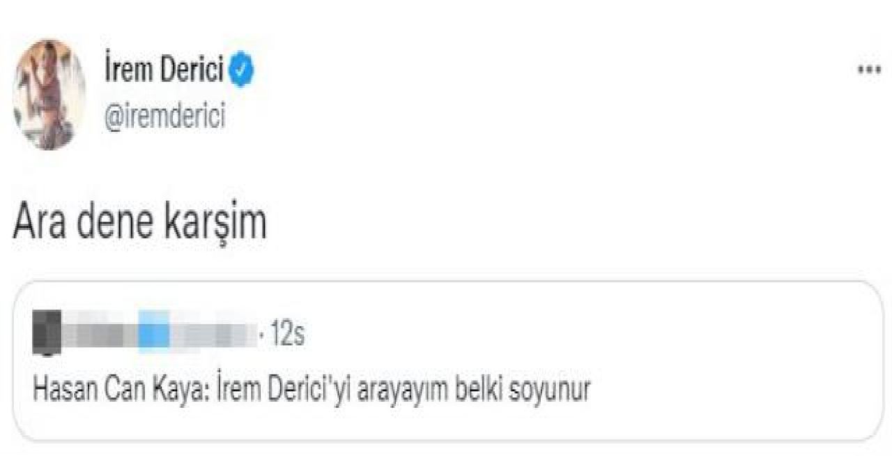İrem Derici Hasan Can Kaya diyaloğu İrem Derici Hasan Can Kaya diyaloğu