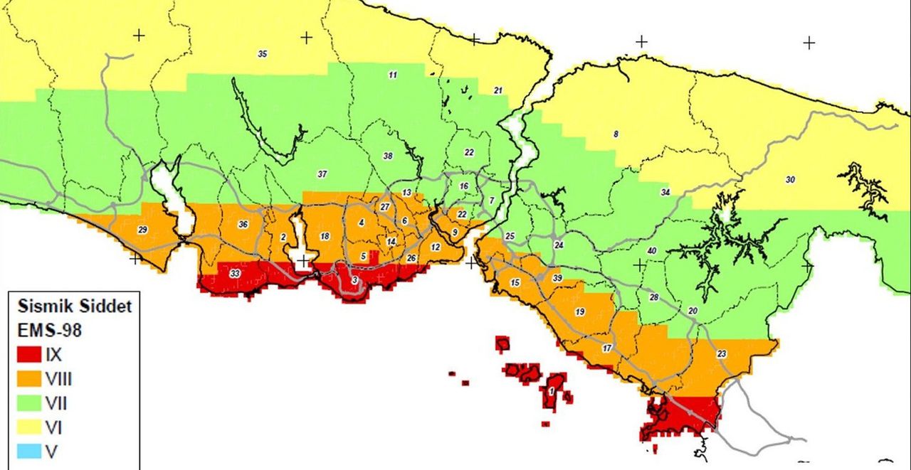 İstanbul deprem risk haritası İstanbul deprem risk haritası