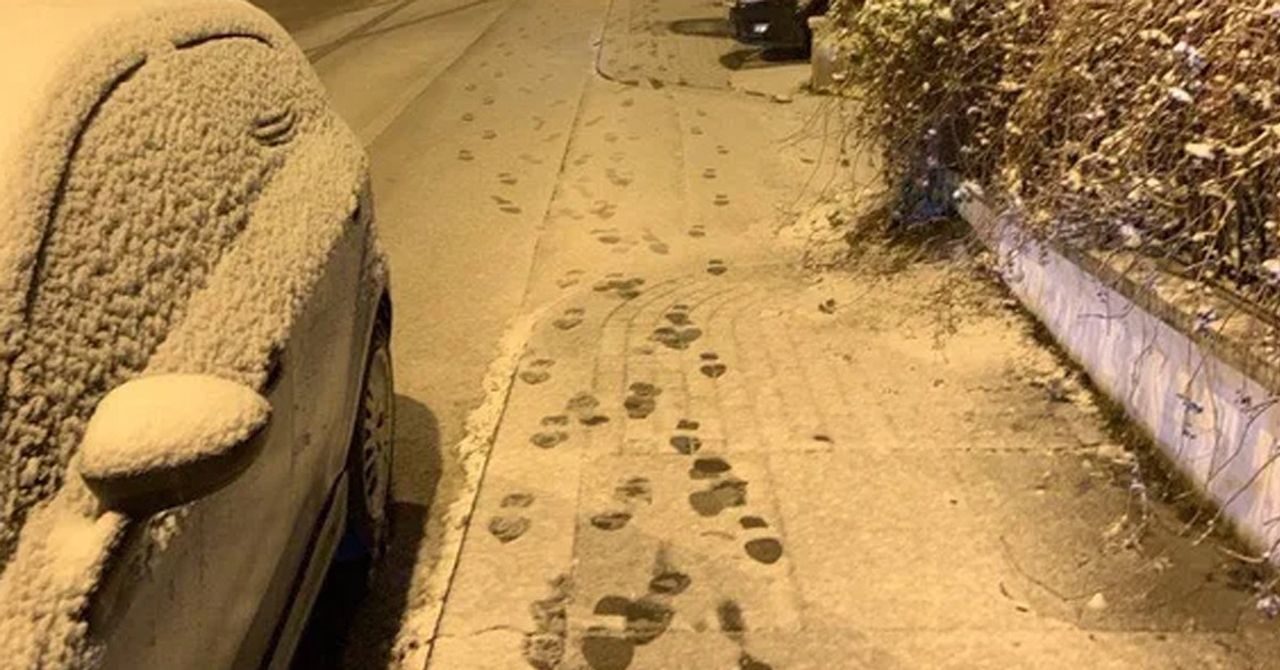 Kar yağışı başladı Kar yağışı başladı