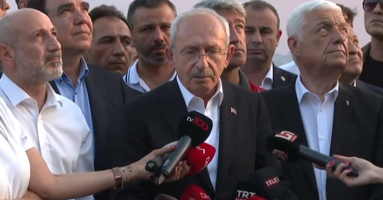 Kılıçdaroğlu, yangın bölgesine geldi