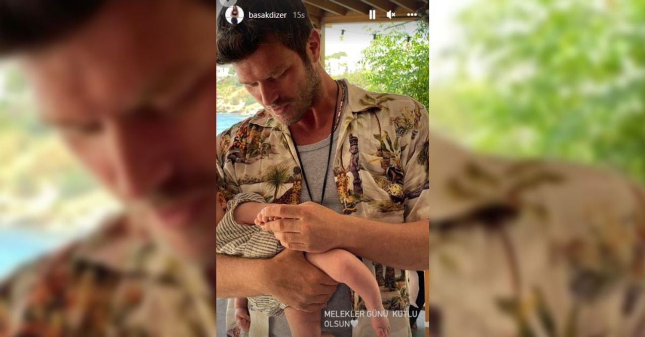 Kıvanç Tatlıtuğ ve oğlu Kurt Efe Kıvanç Tatlıtuğ ve oğlu Kurt Efe