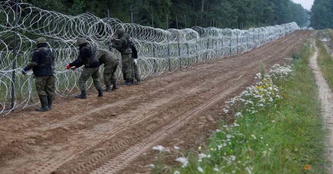 Letonya Belarus SInırı Letonya Belarus SInırı