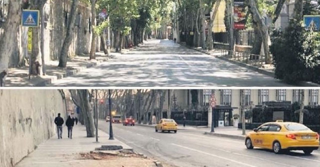Beşiktaş Çırağan Caddesi