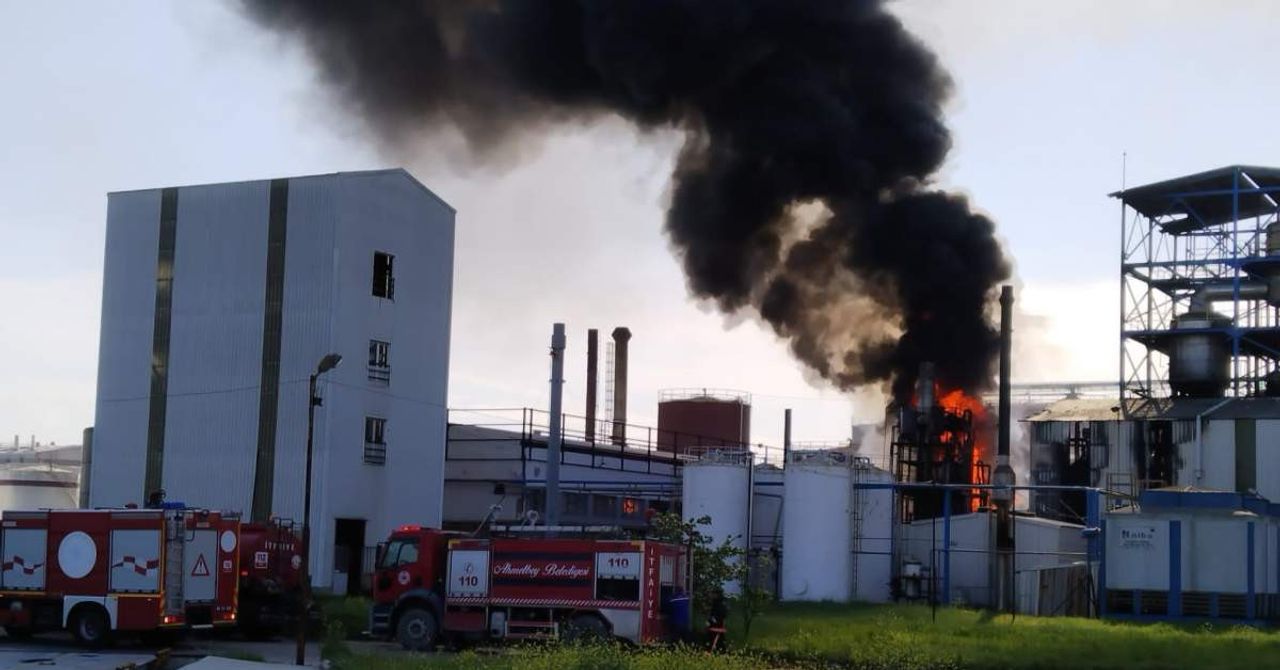 Lüleburgaz Fabrika Yangın Lüleburgaz Fabrika Yangın