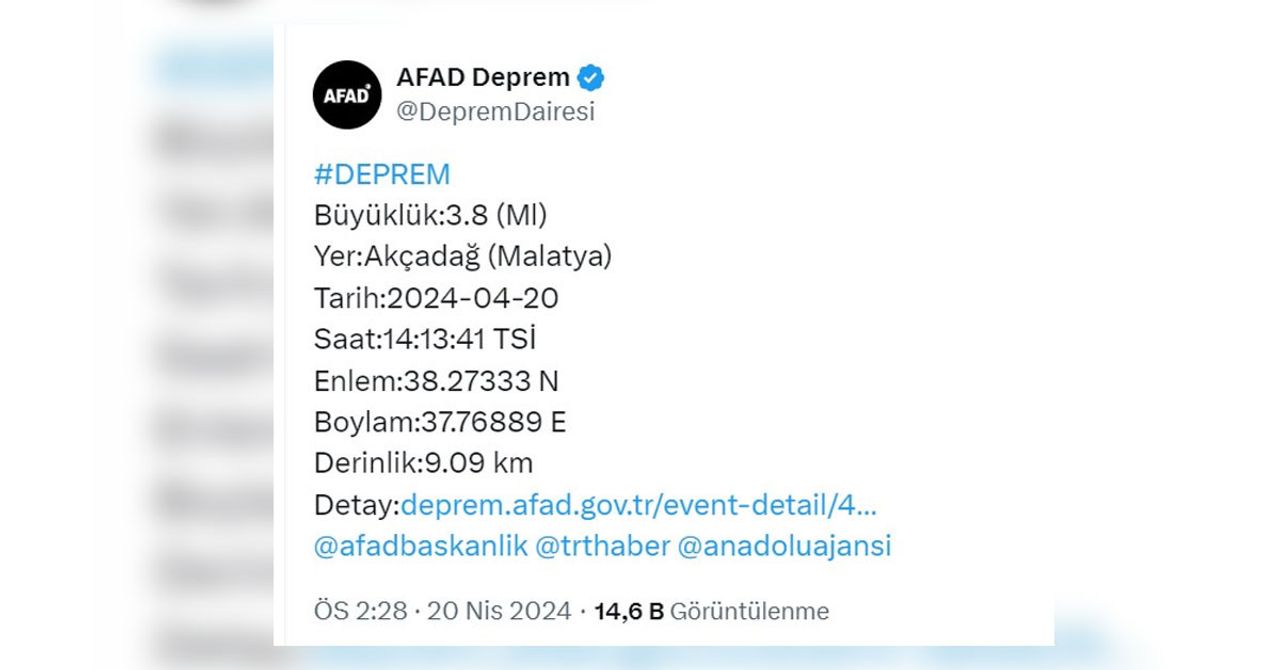 Malatya da deprem paniği Malatya da deprem paniği