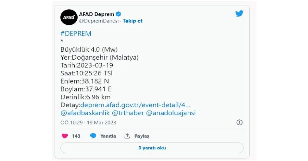 Malatya Deprem Malatya Deprem