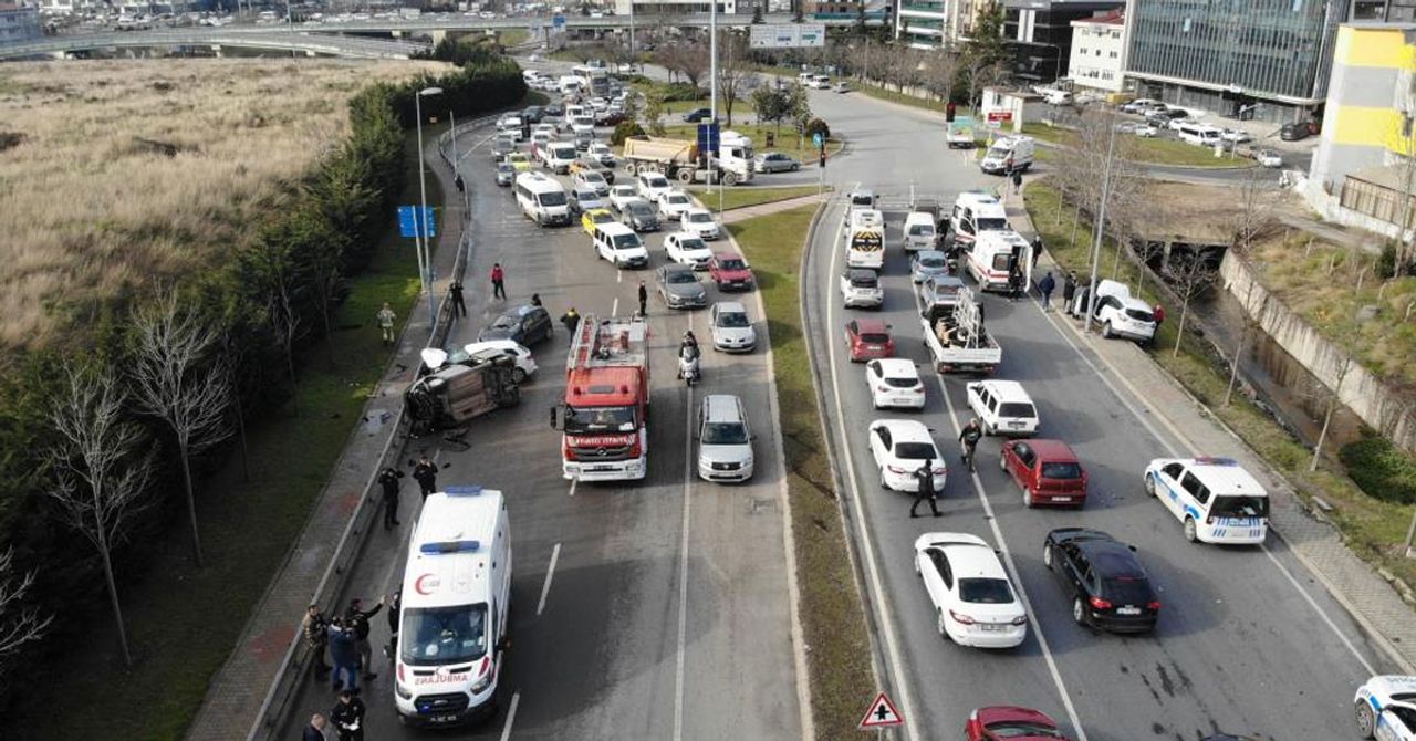 Maltepe Trafik Kazası Maltepe Trafik Kazası