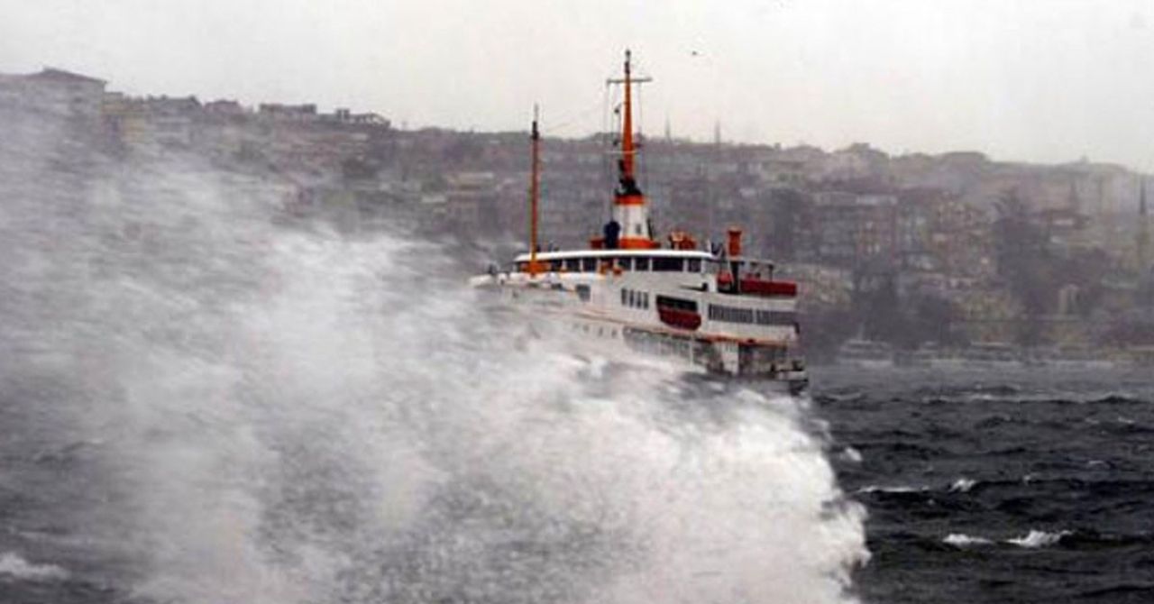 Marmara denizi için fırtına uyarısı Marmara denizi için fırtına uyarısı