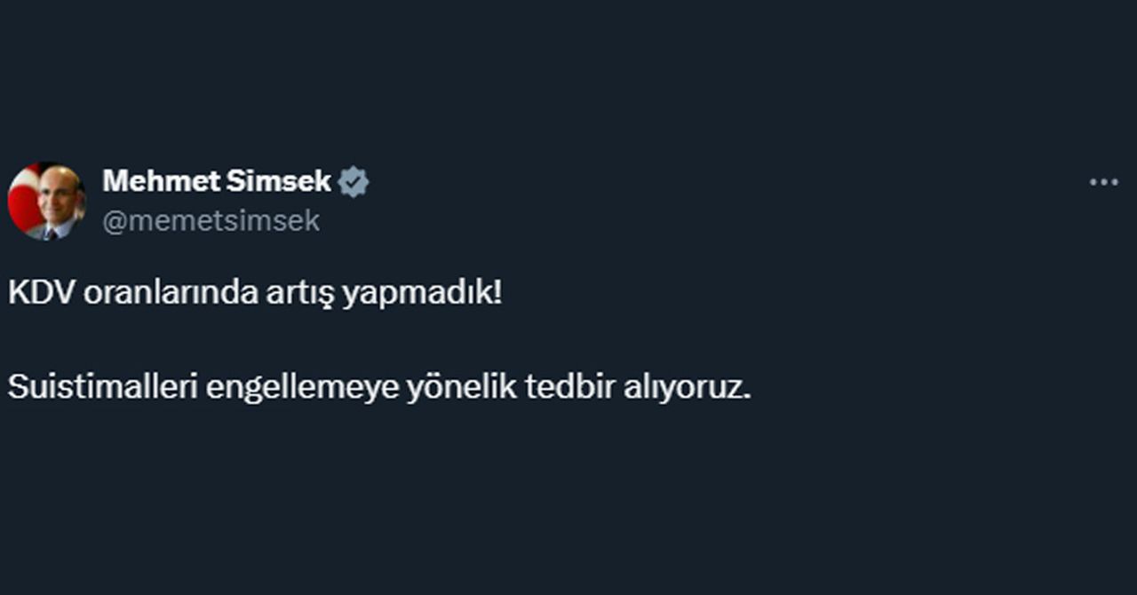 Mehmet Şimşek Mehmet Şimşek