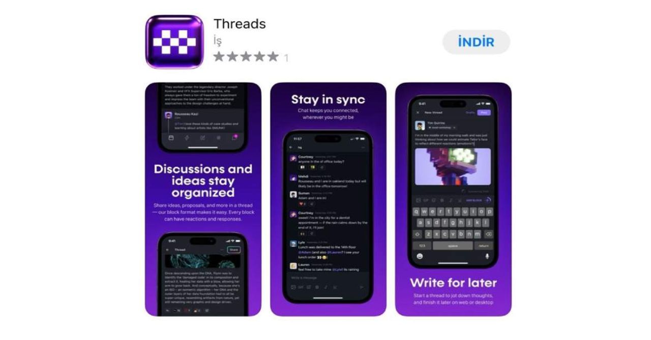 Meta Threads Uygulaması Meta Threads Uygulaması