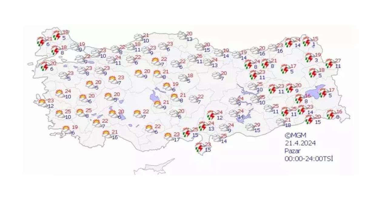Meteoroloji o illerde yaşayanları uyardı: Sağanak yağış ve fırtına bugün de etkili olacak Meteoroloji o illerde yaşayanları uyardı: Sağanak yağış ve fırtına bugün de etkili olacak