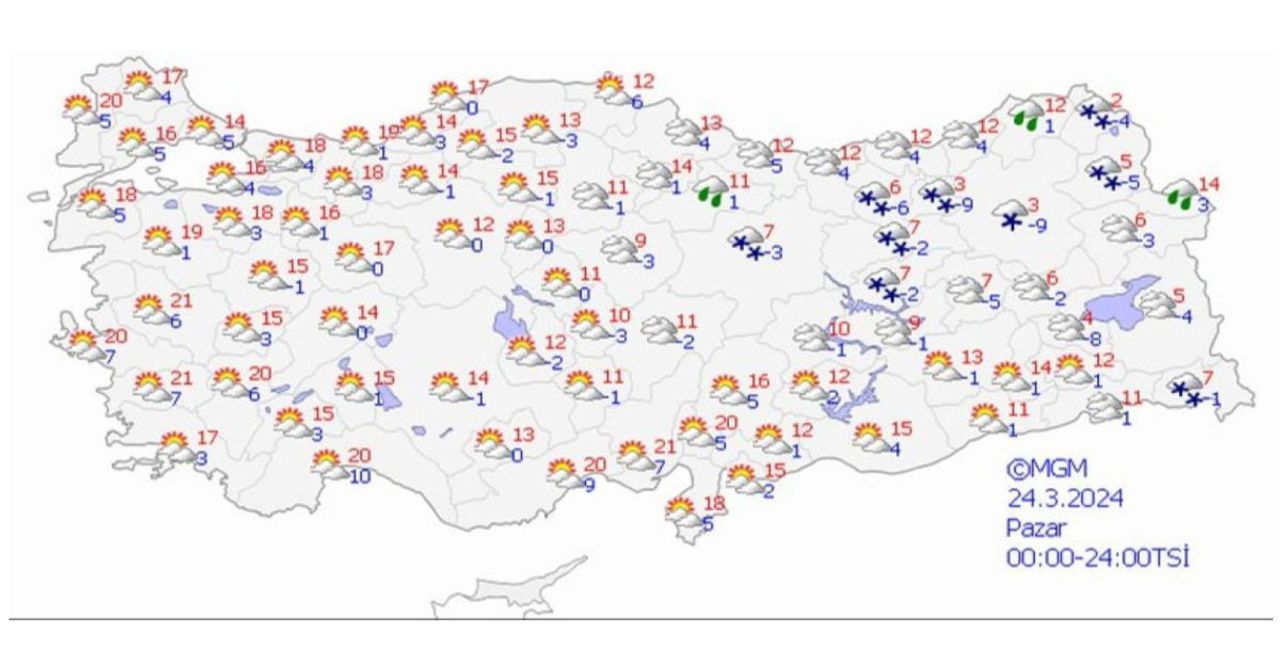 Meteoroloji’den yeni hafta için uyarı: Sağanak yağış ve kar o bölgelerde etkili olacak Meteoroloji’den yeni hafta için uyarı: Sağanak yağış ve kar o bölgelerde etkili olacak