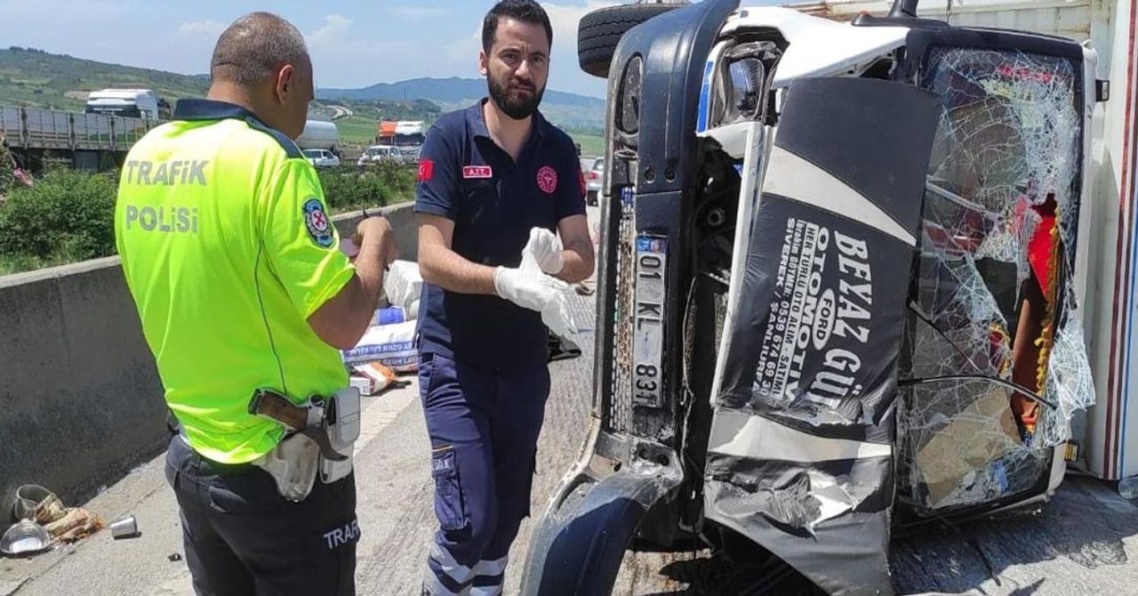 Mevsimlik İşçilerinde Yer aldığı TAG Otoyolunda Kaza Mevsimlik İşçilerinde Yer aldığı TAG Otoyolunda Kaza