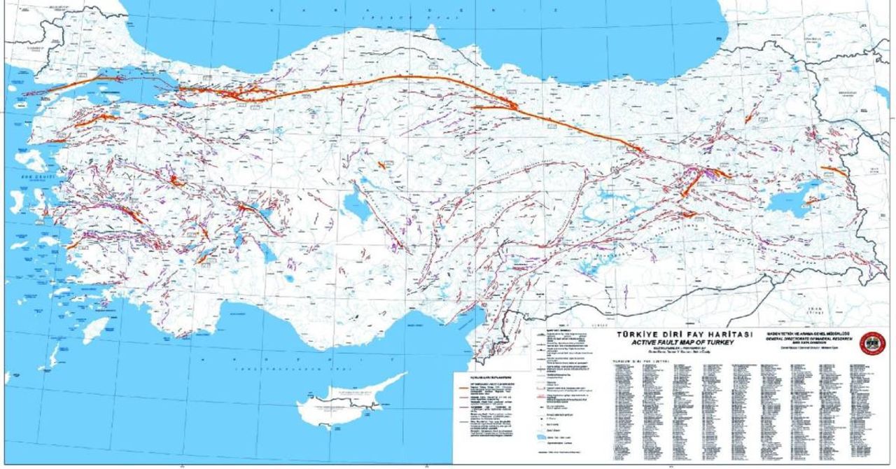 MTA Diri Fay Hattı MTA Diri Fay Hattı