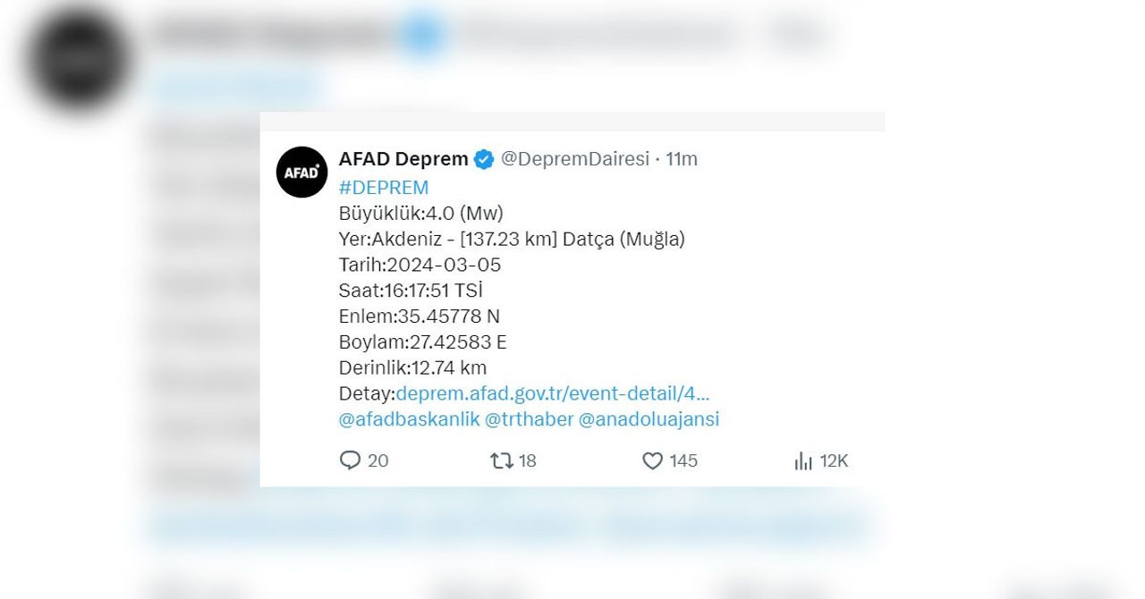 muğla da deprem muğla da deprem
