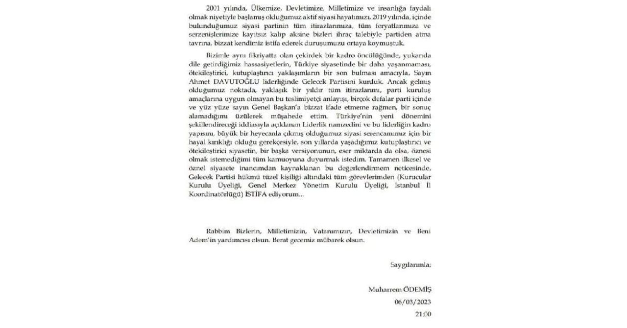 Muharrem Ödemiş Açıklama Muharrem Ödemiş Açıklama