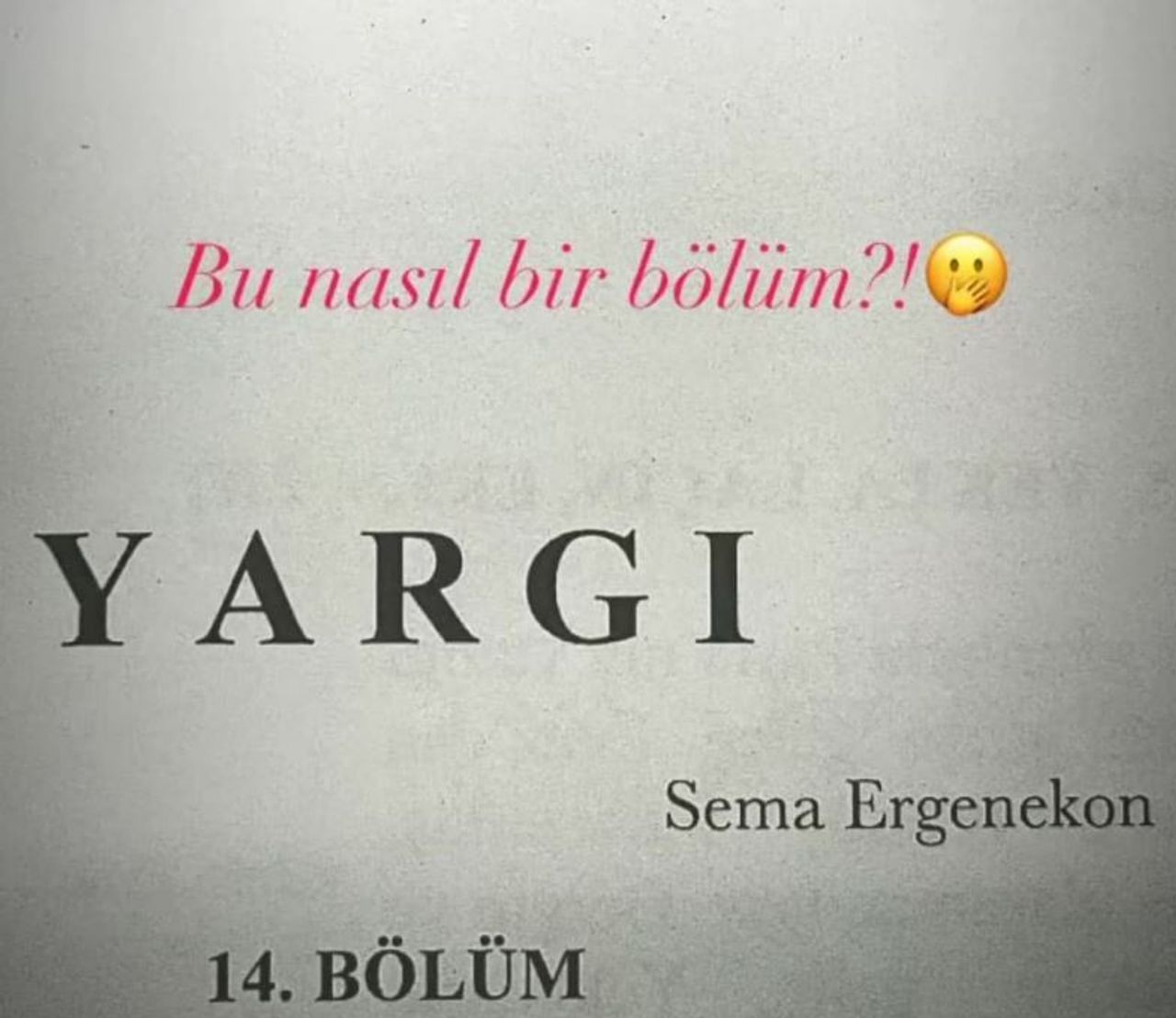 Yargı yeni bölüm Yargı yeni bölüm