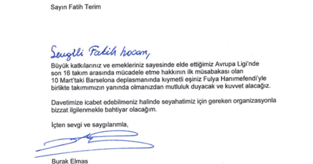 Burak Elmas, Fatih Terim Burak Elmas, Fatih Terim