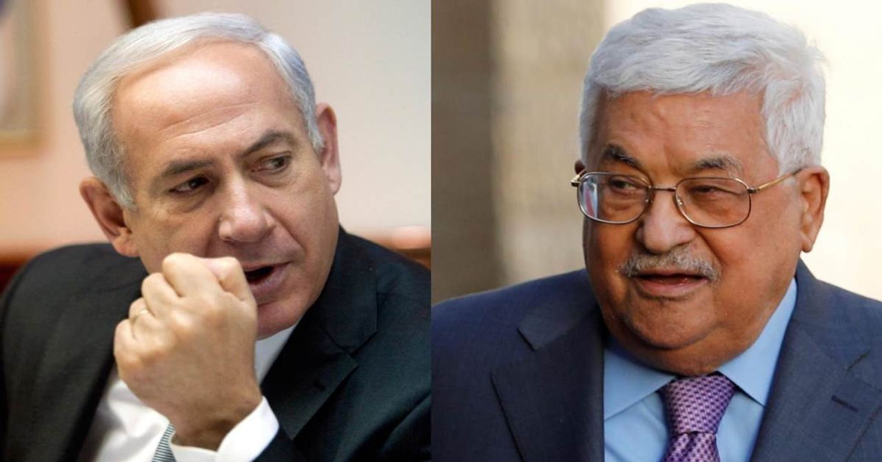 Netanyahu ve Mahmud Abbas Netanyahu ve Mahmud Abbas