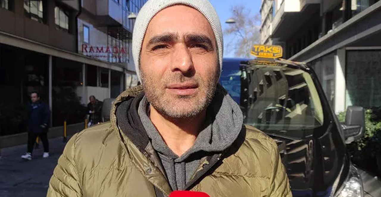 Olaya şahit olan taksici Osman Büte Olaya şahit olan taksici Osman Büte