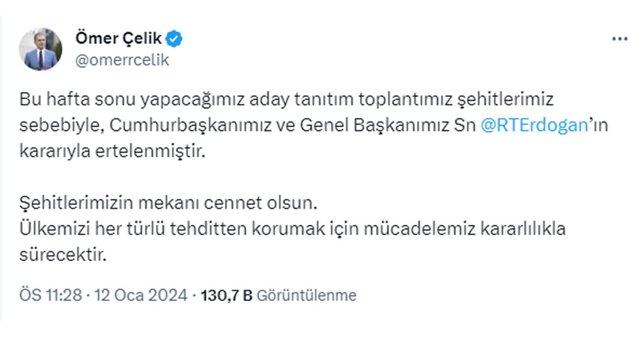 Ömer Çelik Ömer Çelik