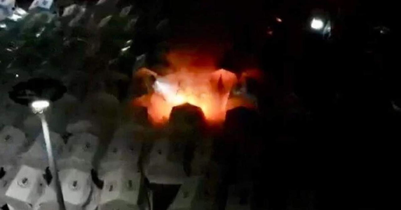 Osmaniye Çadır Kentte Yangın Osmaniye Çadır Kentte Yangın