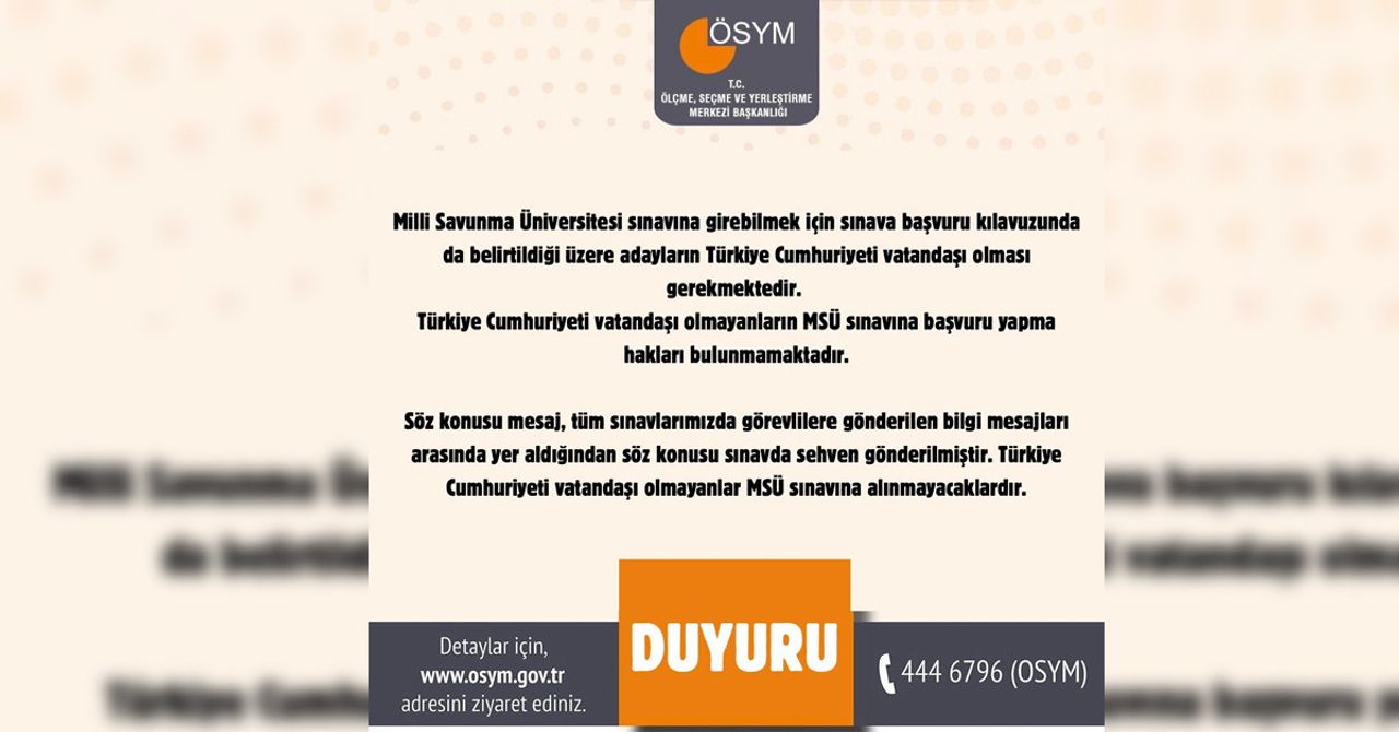 ÖSYM ÖSYM