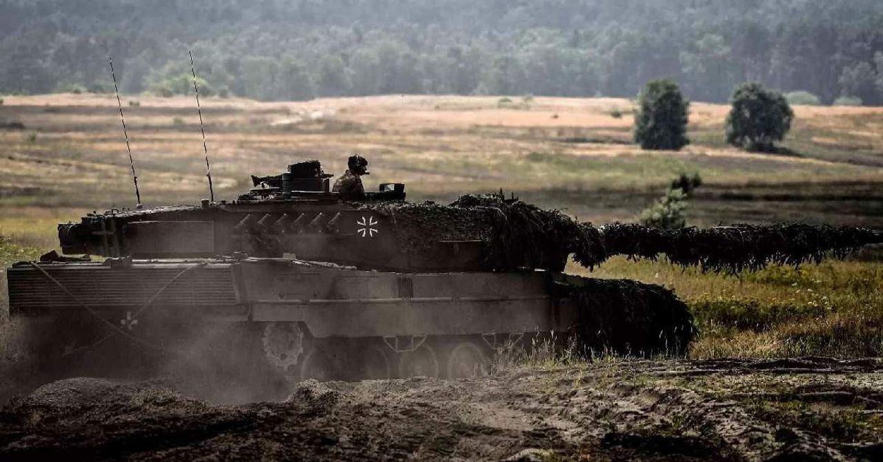Polonya Ukrayna Leopard Tankı-1 Polonya Ukrayna Leopard Tankı-1