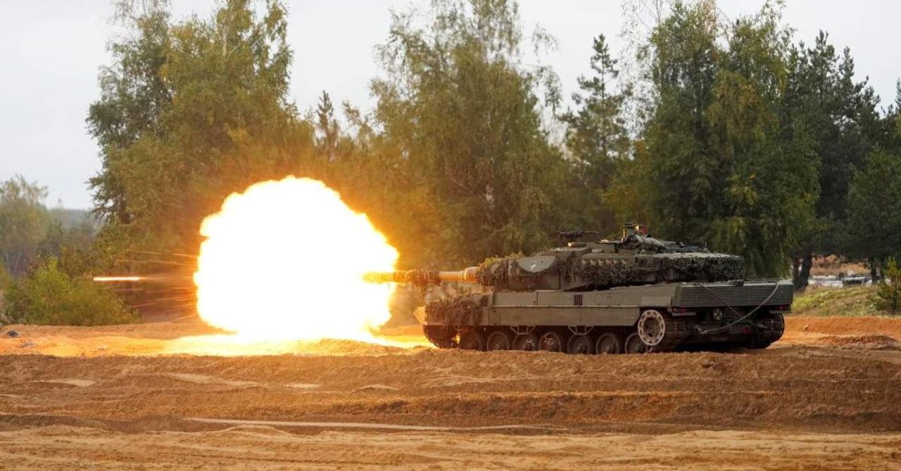Polonya Ukrayna Leopard Tankı Polonya Ukrayna Leopard Tankı