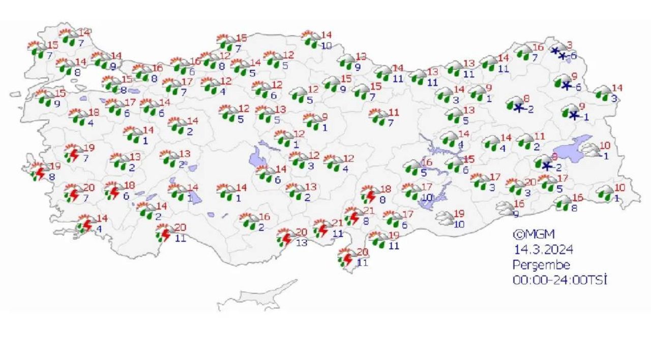 Ramazan yağmur bereketini getiriyor: Meteoroloji’den Türkiye geneline uyarı Ramazan yağmur bereketini getiriyor: Meteoroloji’den Türkiye geneline uyarı