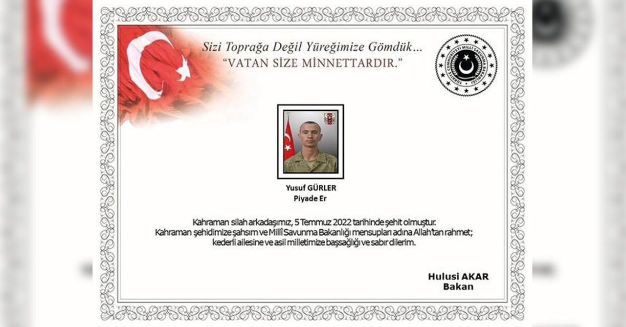 Şehit düştü Şehit düştü