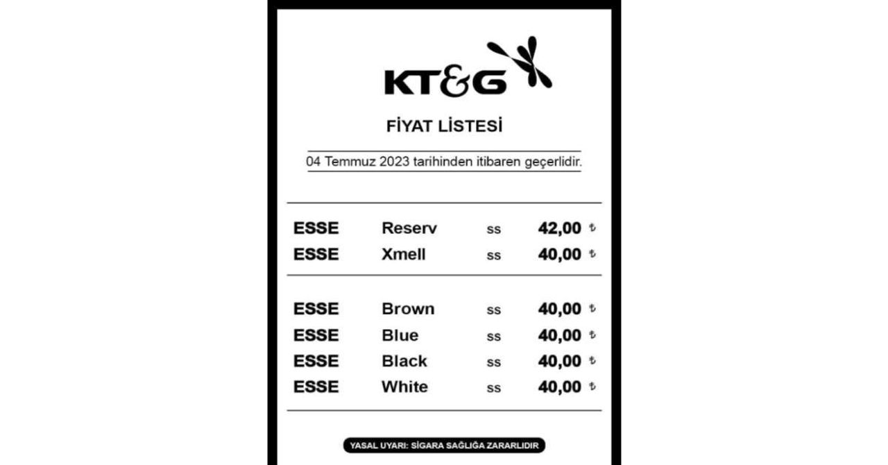Sigara 5 TL Zam Sigara 5 TL Zam