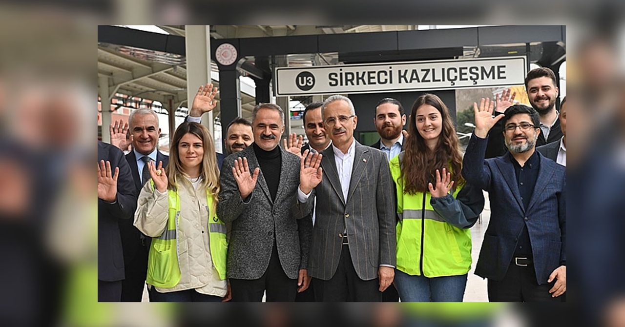 Sirkeci Kazlıçeşme açılış hattı Sirkeci Kazlıçeşme açılış hattı