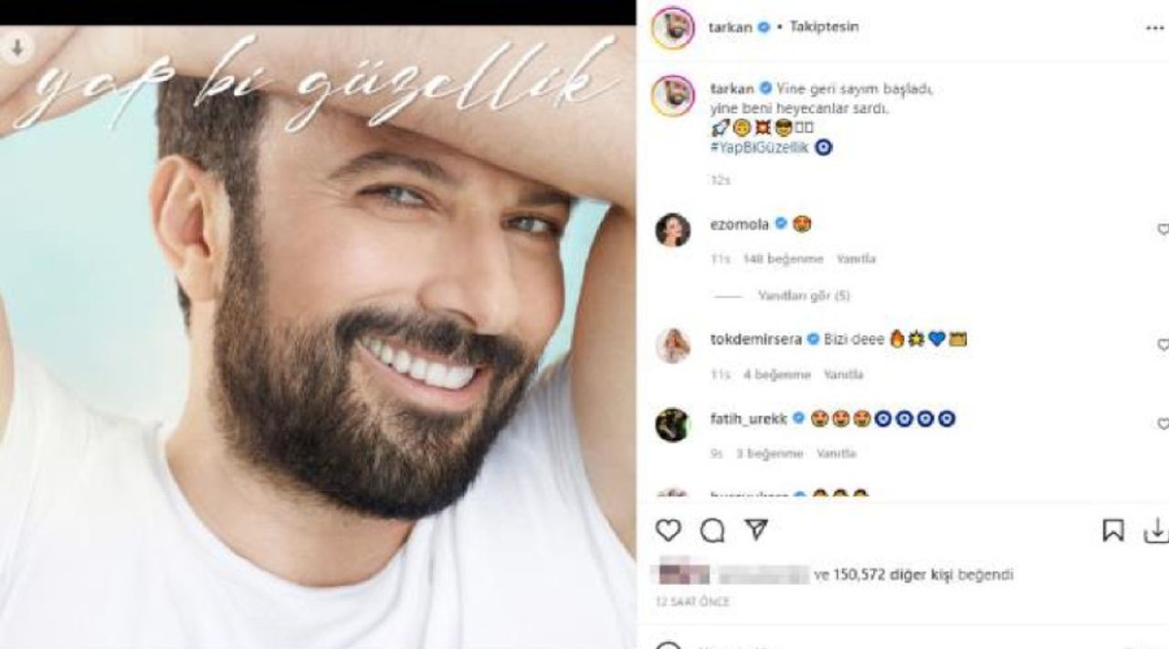 Tarkan yeni şarkı paylaşımı Tarkan yeni şarkı paylaşımı