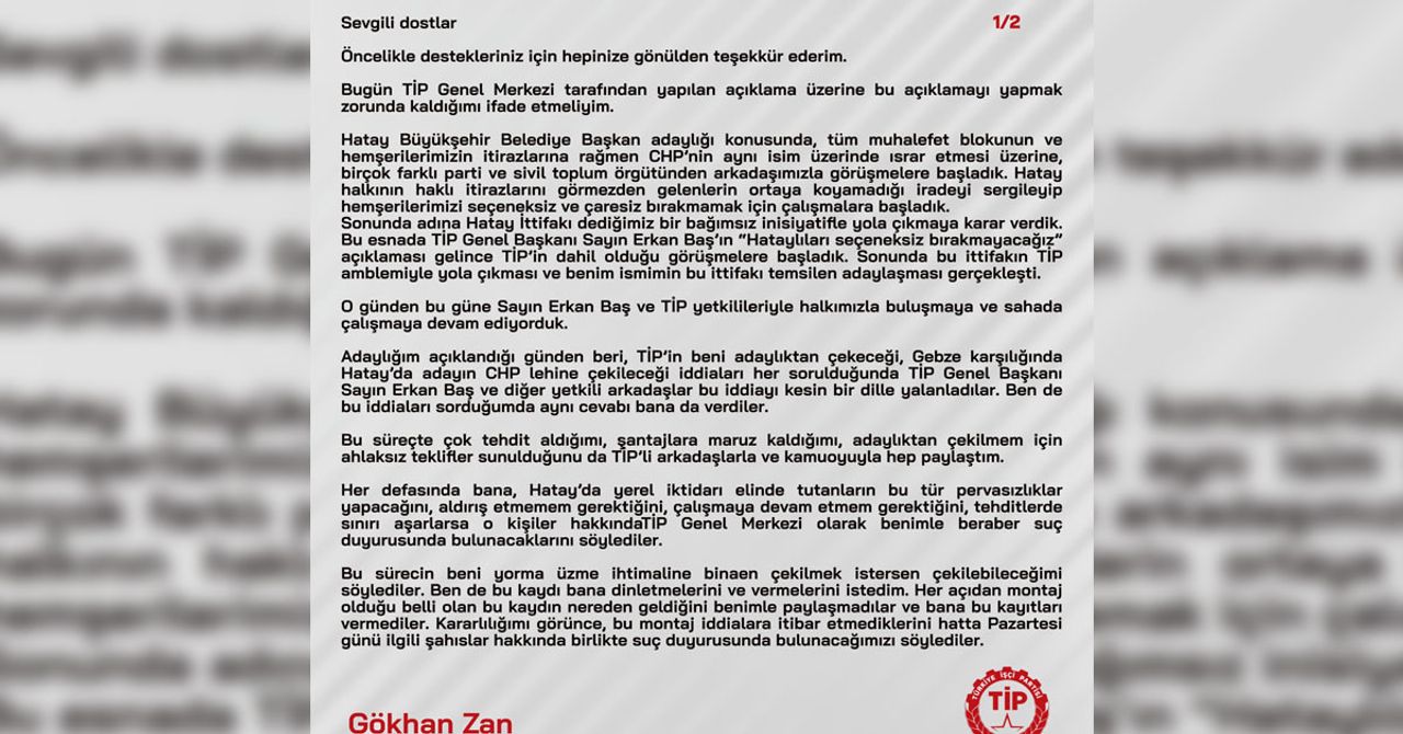 TİP ve Gökhan Zan TİP ve Gökhan Zan