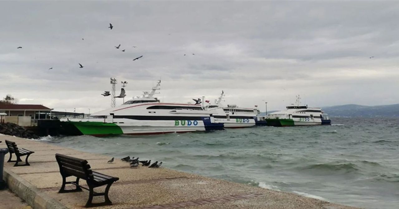Ulaşıma fırtına engeli: BUDO, Bursa ile İstanbul arasındaki 8 seferi iptal etti