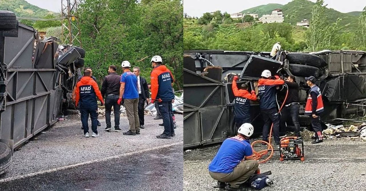 Van-Bitlis kara yolunda katliam gibi kaza: 2 kişi hayatını kaybetti, 30 kişi yaralandı Van-Bitlis kara yolunda katliam gibi kaza: 2 kişi hayatını kaybetti, 30 kişi yaralandı