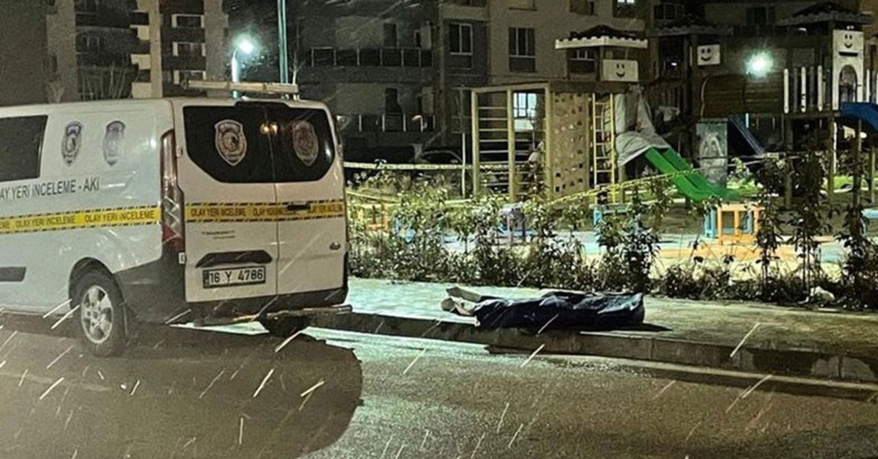 Parkta iple asılı bulundu Parkta iple asılı bulundu