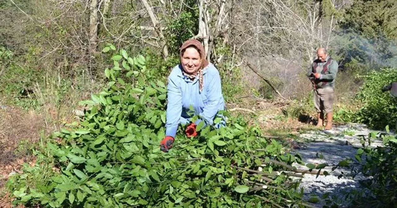 Sinanhoca Mahallesi’ndeki köylüler
