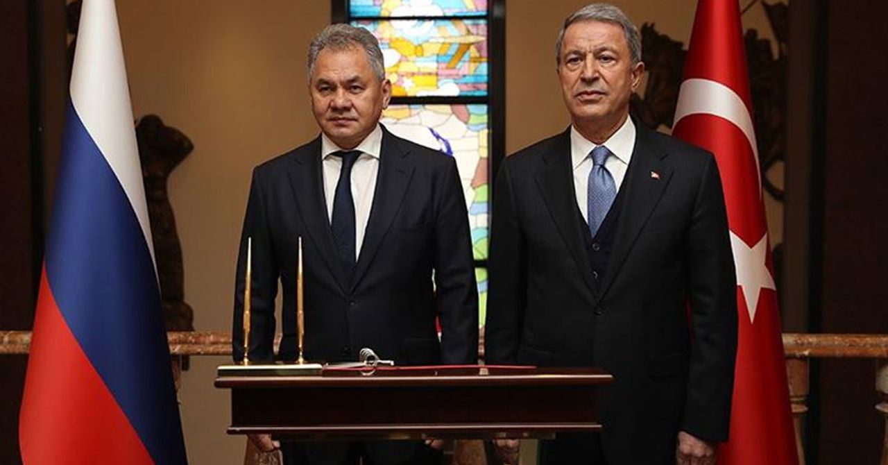 Milli Savunma Bakanı Akar ve Rusya Savunma Bakanı Şoygu