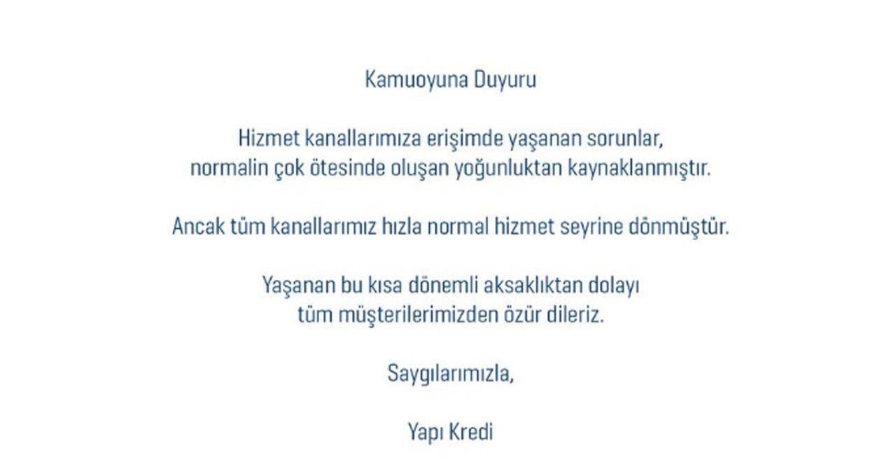 Yapı Kredi çöktü mü? Yapı Kredi çöktü mü?