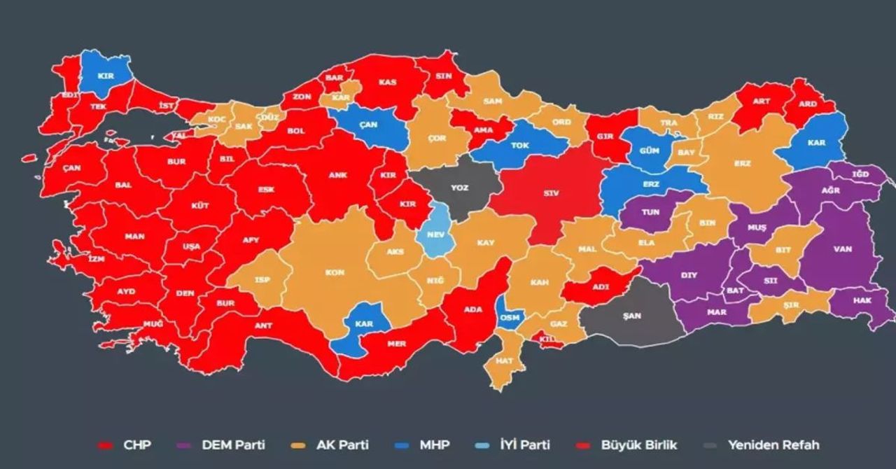 Yerel seçimlerde el değiştiren belediyeler hangileri? 2024 Parti değiştiren iller ve belediyeler Yerel seçimlerde el değiştiren belediyeler hangileri? 2024 Parti değiştiren iller ve belediyeler