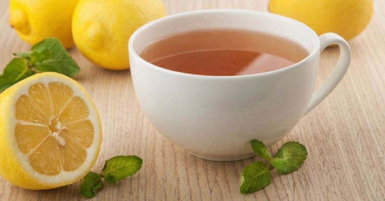 Yeşil çay limon Yeşil çay limon